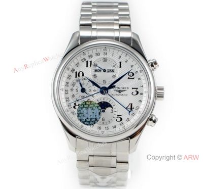Swiss Grade Longines Master Collection Moon Phase Stainless Steel Watch
